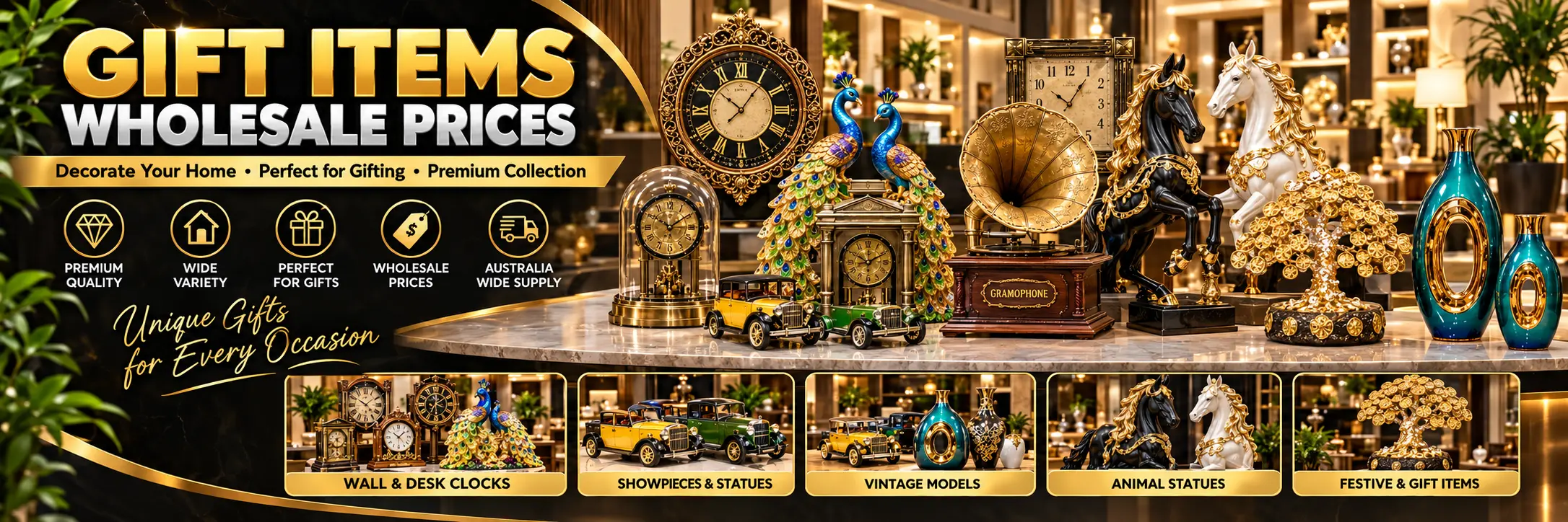 Luxury Gift Items Wholesale Showcase