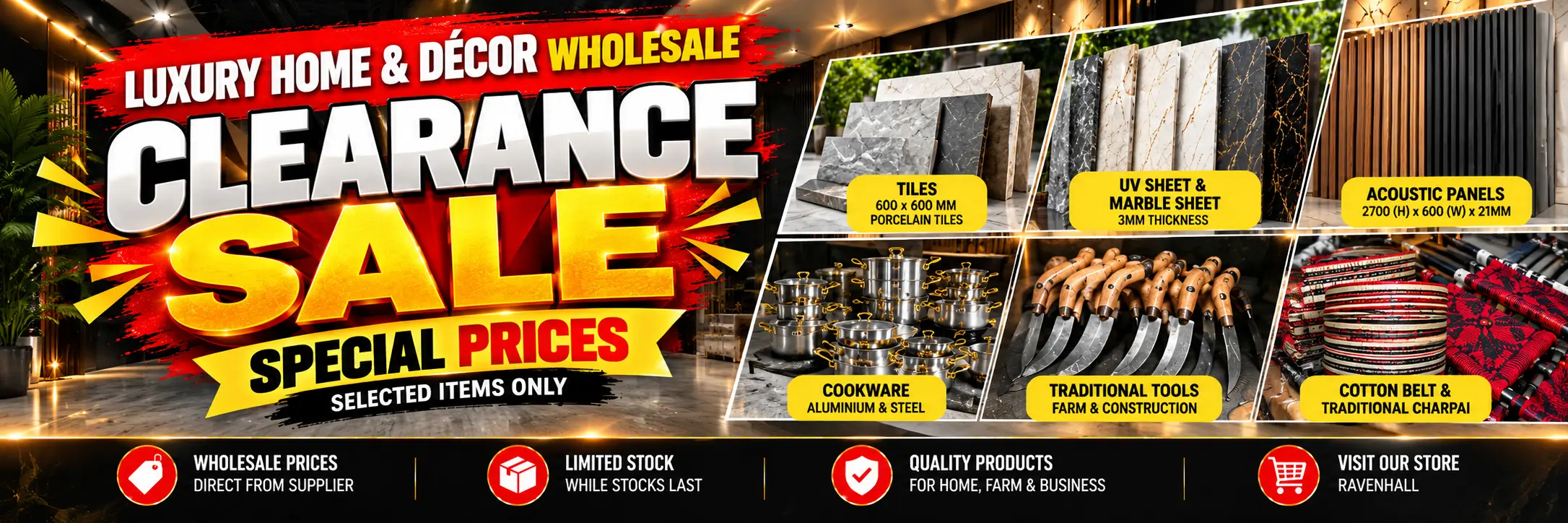 Luxury Home Décor Clearance Sale